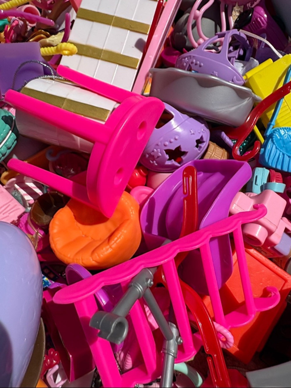 Assorted Barbie Accessories - Pink Mix - Picture 10 of 12